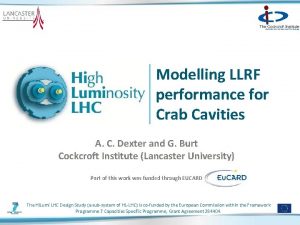 Modelling LLRF performance for Crab Cavities A C