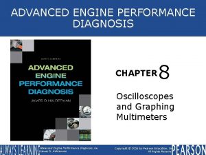 ADVANCED ENGINE PERFORMANCE DIAGNOSIS CHAPTER 8 Oscilloscopes and