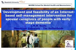 Development and feasibility of an Internetbased selfmanagement intervention