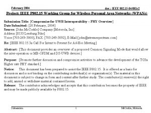 February 2004 doc IEEE 802 15 04081 r