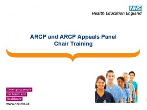ARCP and ARCP Appeals Panel Chair Training Role