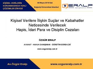 Kiisel Verilere likin Sular ve Kabahatler Neticesinde Verilecek