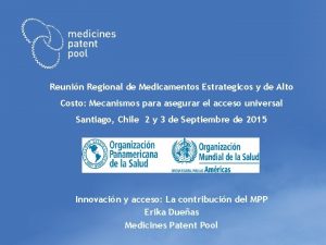 Reunin Regional de Medicamentos Estrategicos y de Alto