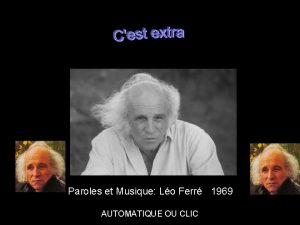 Paroles et Musique Lo Ferr 1969 AUTOMATIQUE OU