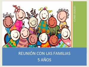 CURSO 202021 REUNIN CON LAS FAMILIAS 5 AOS