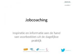 Jobcoaching Inspiratie en informatie aan de hand van