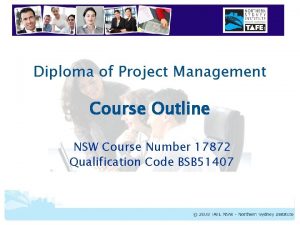 Diploma of Project Management Course Outline NSW Course