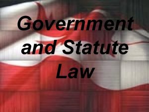 Government and Statute Law Canadas Constitution Canada was