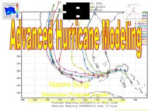 Naomi Surgi Hurricane Program Leader NCEPEnvironmental Modeling Center