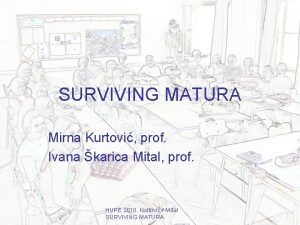 SURVIVING MATURA Mirna Kurtovi prof Ivana karica Mital