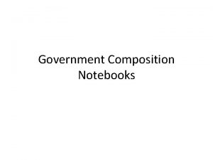 Government Composition Notebooks WarmUp 112 In Composition Notebook