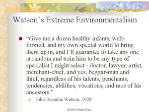 Watsons Extreme Environmentalism n Give me a dozen