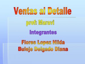 INTRODUCCION La importancia de estudiar las ventas al