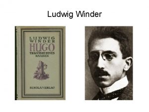 Ludwig Winder 1889 SchaffaMhren 1946 Baldock bei London