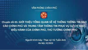 VN PHNG CHNH PH Chuyn 05 GII THIU