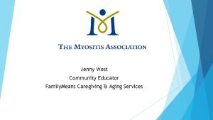 Jenny West Community Educator Family Means Caregiving Aging