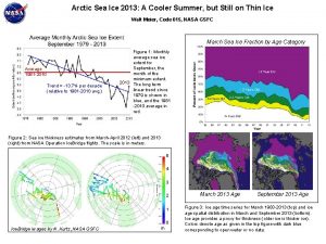 Arctic Sea Ice 2013 A Cooler Summer but