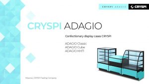 Confectionery display cases ADAGIO Classic and ADAGIO Cube