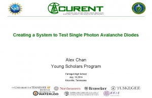 Creating a System to Test Single Photon Avalanche