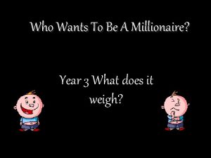 Who Wants To Be A Millionaire Year 3