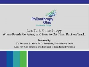 Lets Talk Philanthropy Where Boards Go Astray and