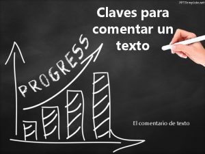 Claves para comentar un texto El comentario de