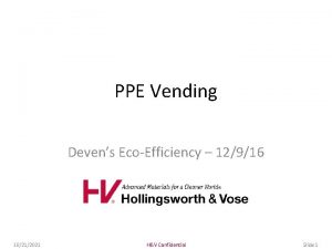 PPE Vending Devens EcoEfficiency 12916 10212021 HV Confidential