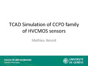 TCAD Simulation of CCPD family of HVCMOS sensors