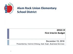 Alum Rock Union Elementary School District 2018 19