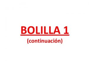 BOLILLA 1 continuacin FUNDAMENTOS DEL NUEVO CDIGO CIVIL