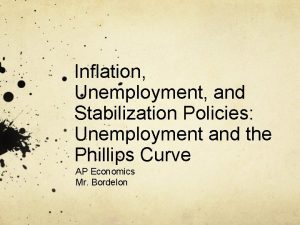 Inflation Unemployment and Stabilization Policies Unemployment and the