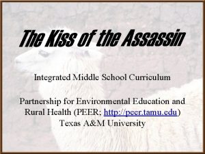 Integrated Middle School Curriculum Partnership for Environmental Education