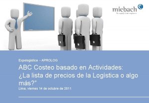 Expologistica APROLOG ABC Costeo basado en Actividades La