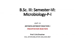 B Sc III SemesterVI MicrobiologyPI UNIT III ANTIGENANTIBODY