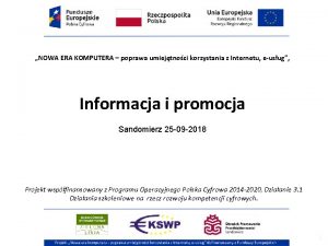 NOWA ERA KOMPUTERA poprawa umiejtnoci korzystania z Internetu