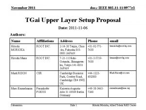 November 2011 doc IEEE 802 11 110977 r