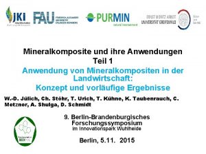 Mineralkomposite und ihre Anwendungen Teil 1 Anwendung von