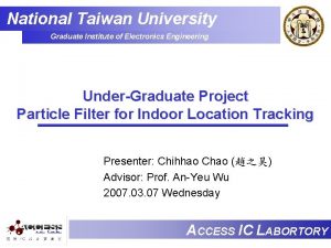 National Taiwan University National Taiwan Graduate Institute of