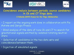 Coincidence analysis between periodic source candidates in C