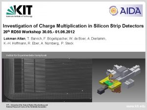 Investigation of Charge Multiplication in Silicon Strip Detectors