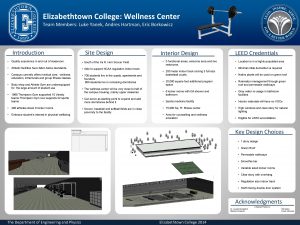 Elizabethtown College Wellness Center Team Members Luke Yanek