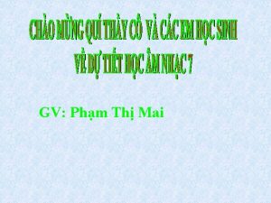 GV Phm Th Mai Nghe giai iu v