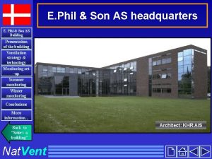 E Phil Son AS headquarters E Pihl Son