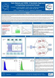 Helix Nebula and CERN A Symbiotic Approach to