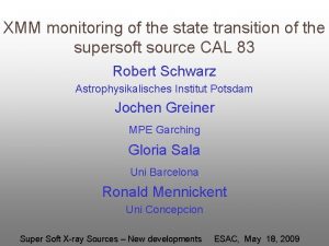 XMM monitoring of the state transition of the