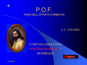 P O F PIANO DELLOFFERTA FORMATIVA A S