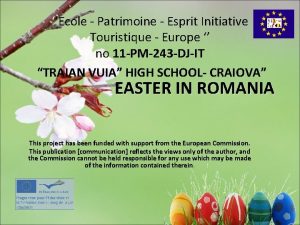 Ecole Patrimoine Esprit Initiative Touristique Europe no 11