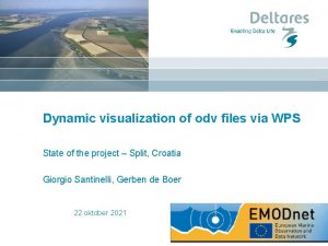Dynamic visualization of odv files via WPS State