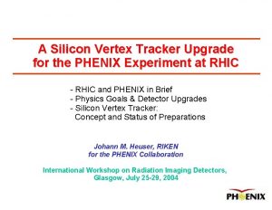 A Silicon Vertex Tracker Upgrade for the PHENIX