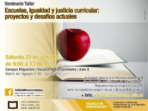 OBJETIVOS DEL SEMINARIO TALLER TRAYECTORIAS EDUCATIVAS DE LOS